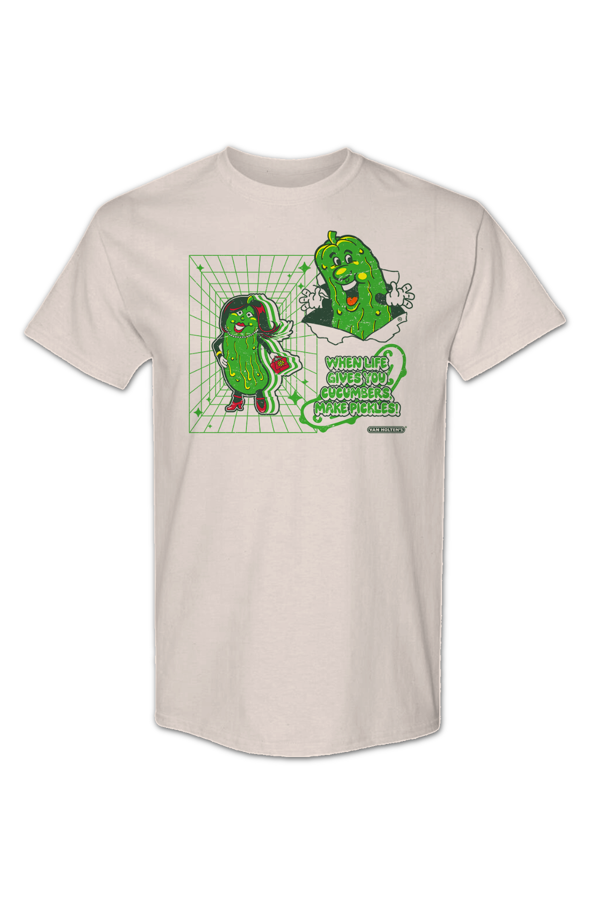 When Life Gives You Cucumbers Van Holten's Pickles T-Shirt product image 2