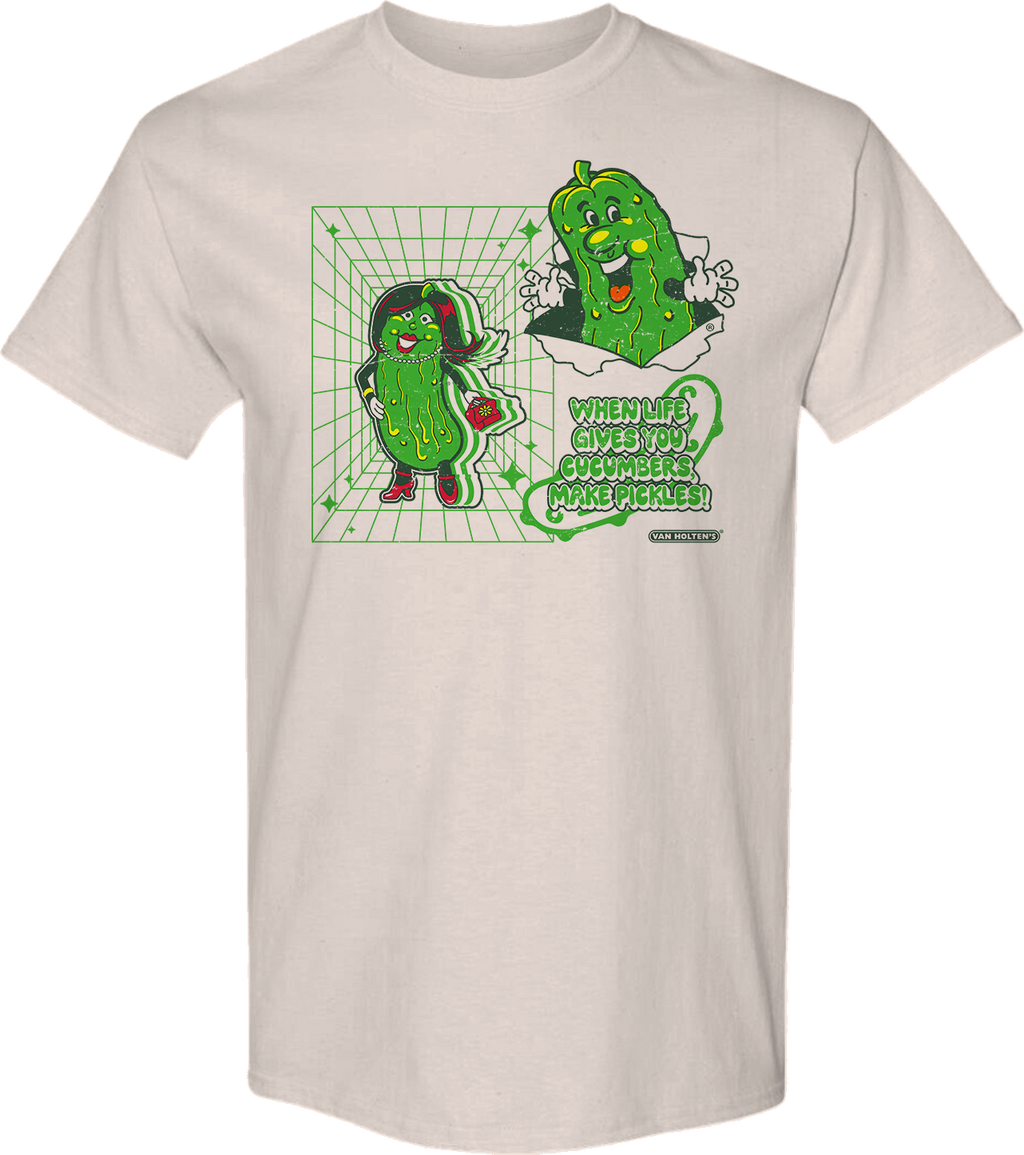 When Life Gives You Cucumbers Van Holten's Pickles T-Shirt product image 1