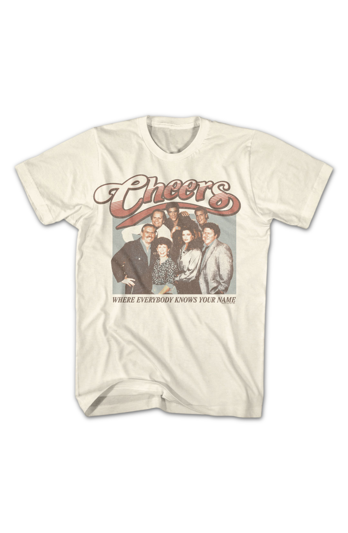 Where Everybody Knows Your Name Cast Photo Cheers T-Shirt product image 2