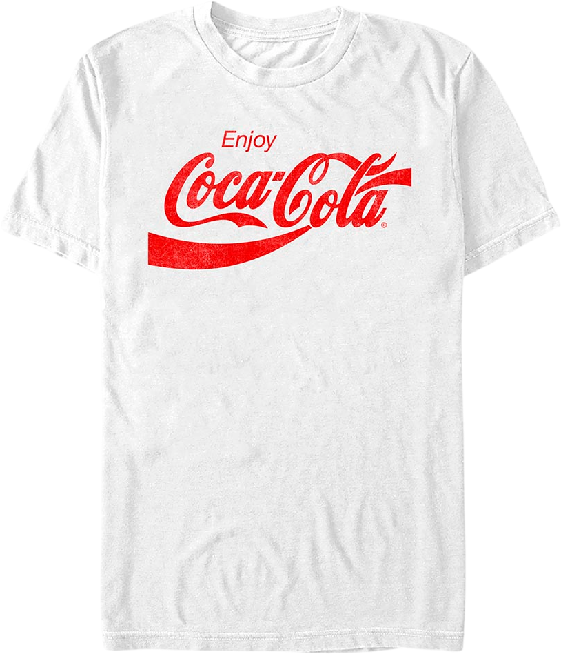 White Enjoy Coca-Cola T-Shirt product image 1