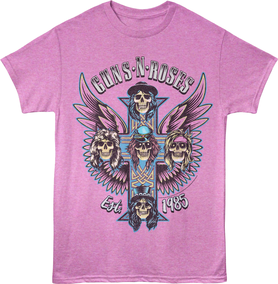 Winged Cross Guns N' Roses T-Shirt product image 1