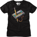 Womens Cassette Tape Rewind Shirt product image 1