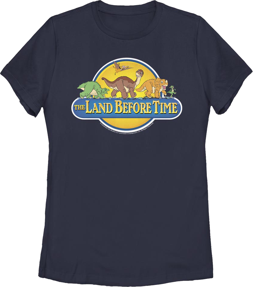 Womens Classic Logo Land Before Time Shirt product image 1