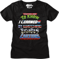 Womens Black Everything I Need To Know Eighties Cartoons product image 1