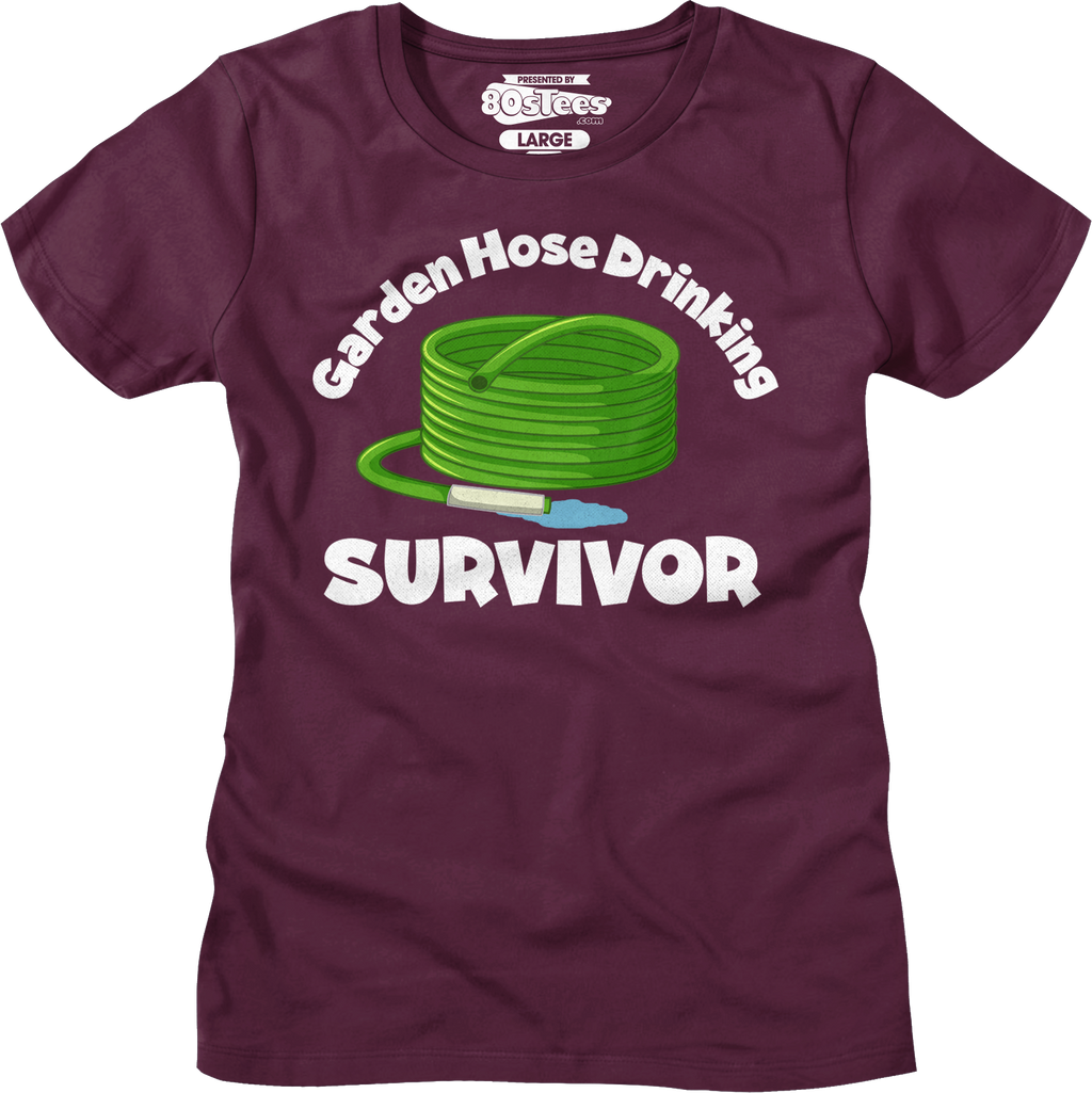 Womens Garden Hose Drinking Survivor Shirt product image 3