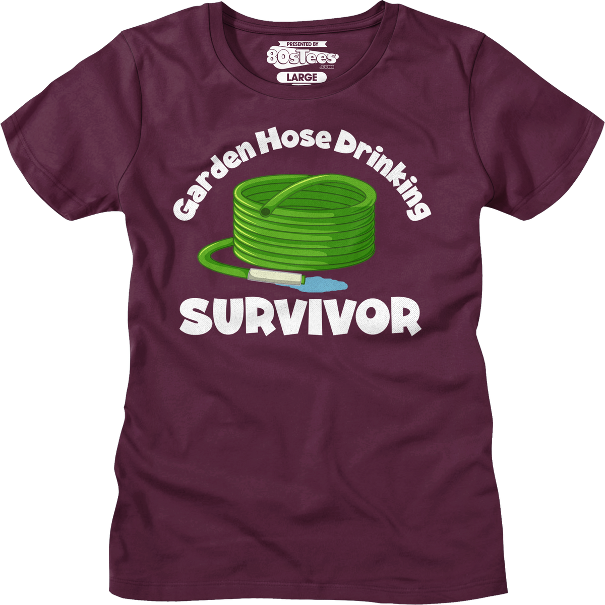 Womens Garden Hose Drinking Survivor Shirt product image 3