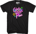 Womens Girls Just Wanna Have Fun Shirt product image 1