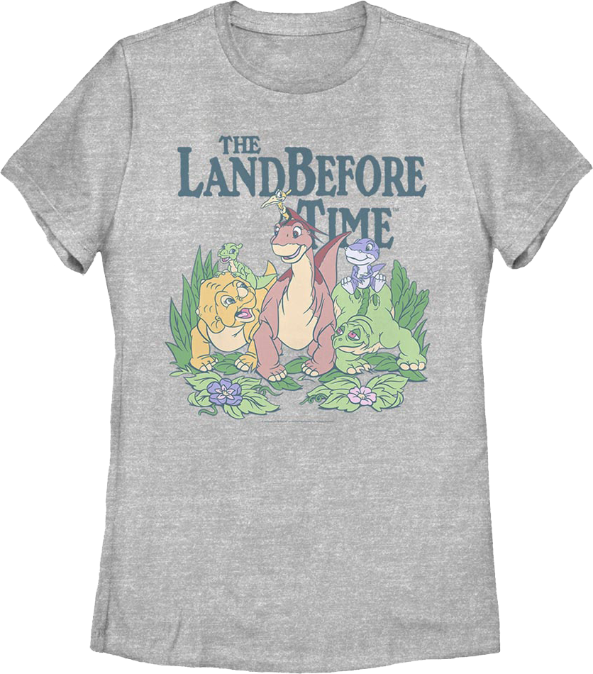 Womens Group Picture Land Before Time Shirt product image 1