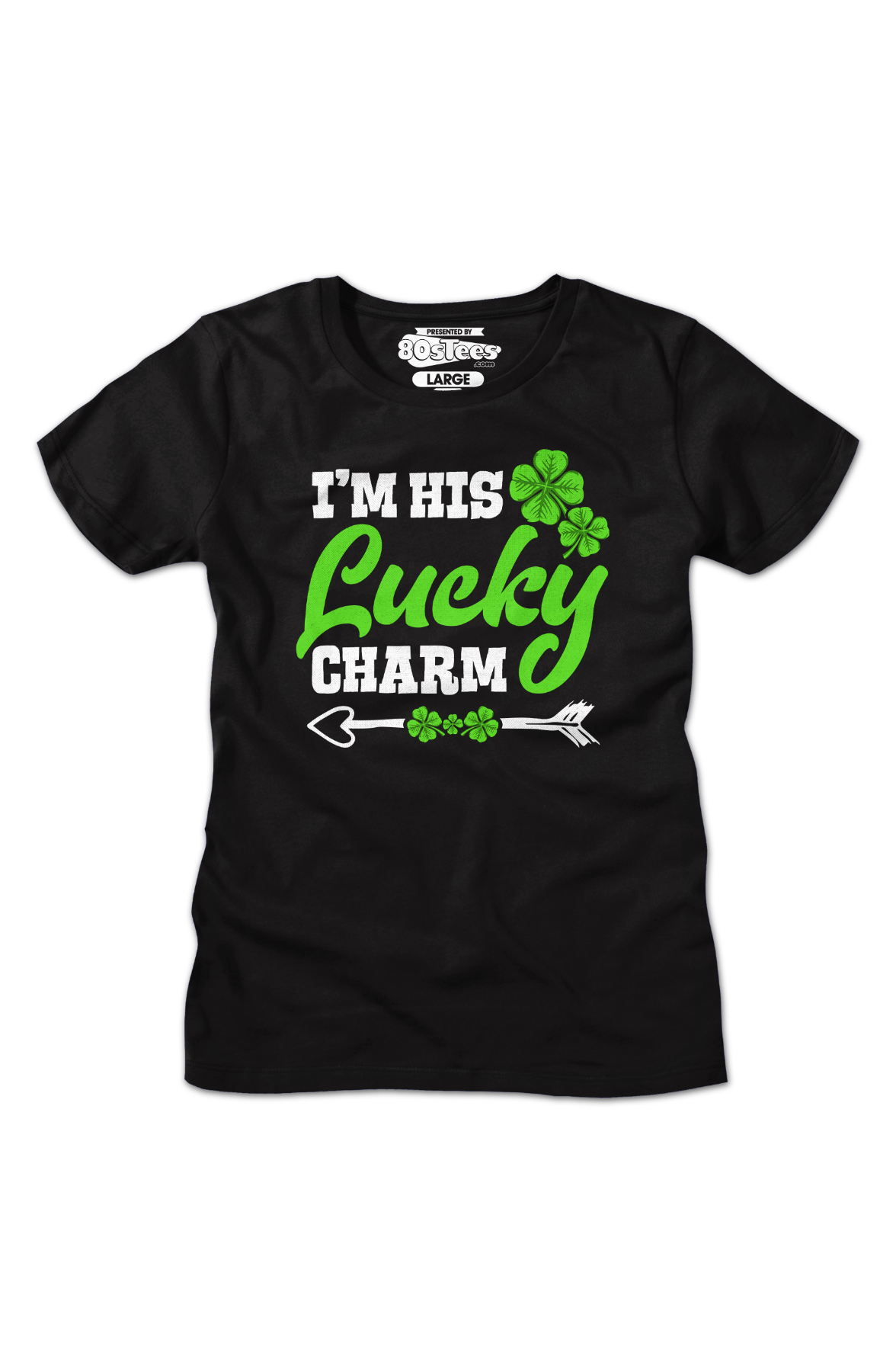 Womens I'm His Lucky Charm Shirt product image 2