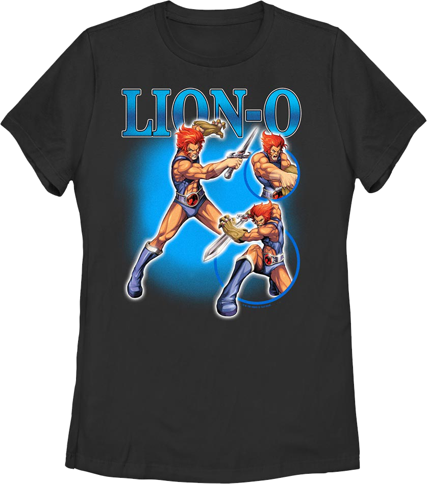 Womens Lion-O Collage ThunderCats Shirt product image 1