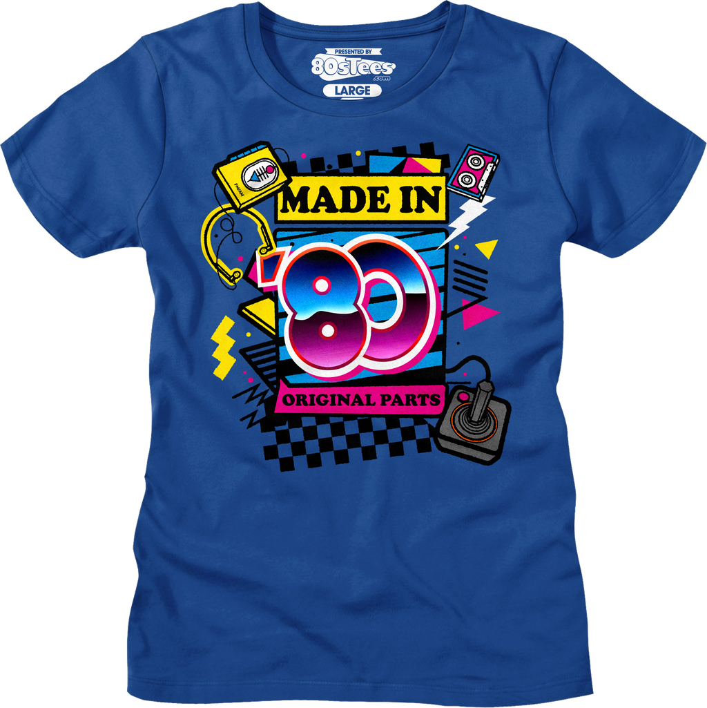 Womens Original Parts Made In '80 Shirt product image 1