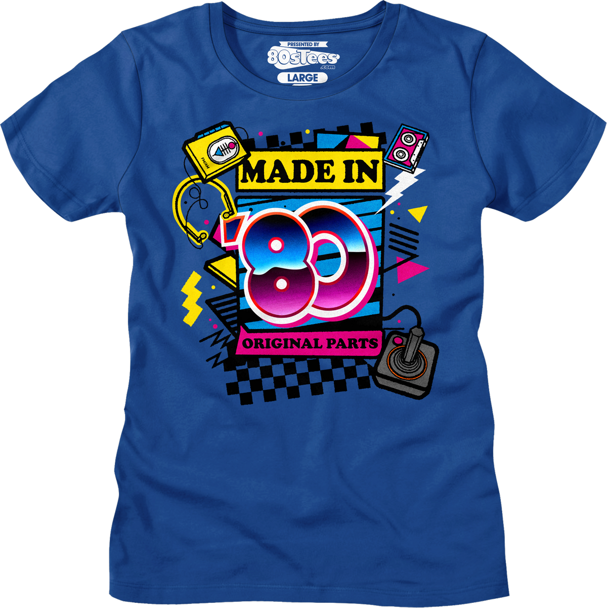 Womens Original Parts Made In '80 Shirt product image 1