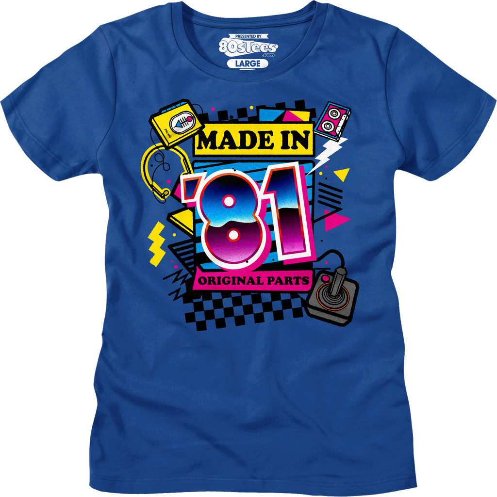 Womens Original Parts Made In '81 Shirt product image 1