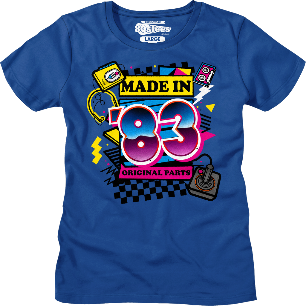 Womens Original Parts Made In '83 Shirt product image 1