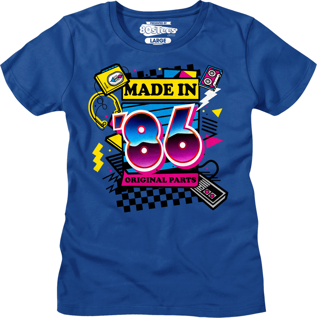 Womens Original Parts Made In '86 Shirt product image 1