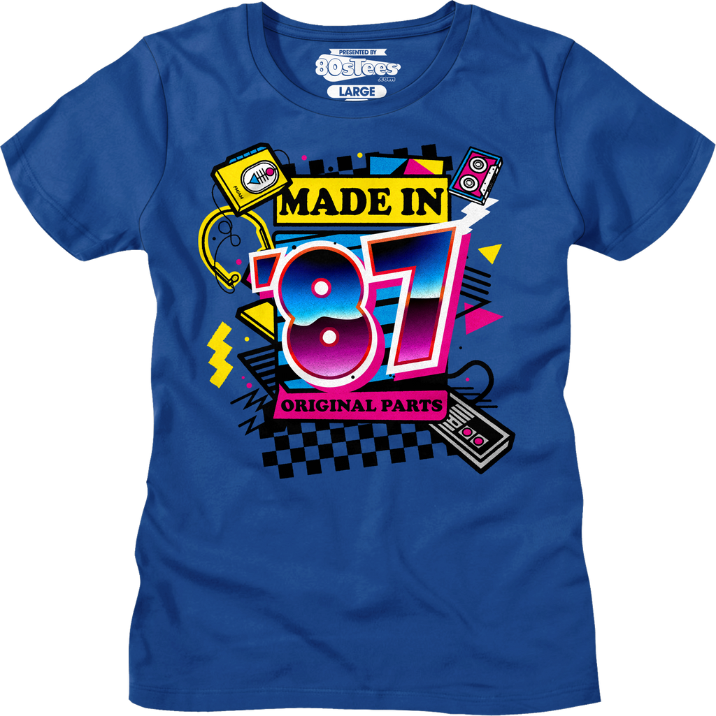 Womens Original Parts Made In '87 Shirt product image 1