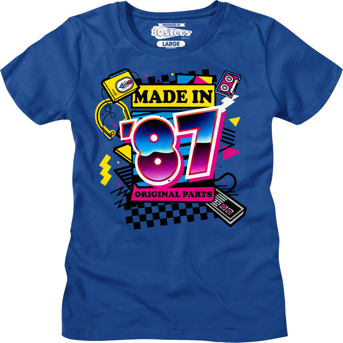 Womens Original Parts Made In '87 Shirt product image 1