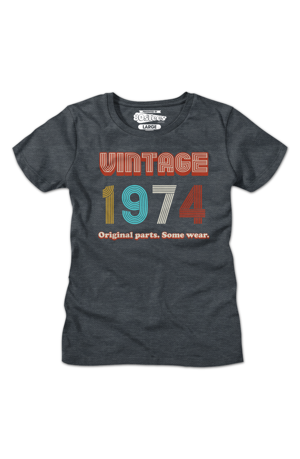 Womens Original Parts Some Wear Vintage 1974 Shirt product image 2
