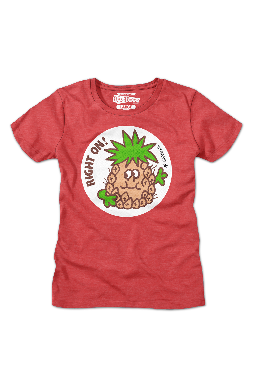 Womens Right On Pineapple Scratch N Sniff Shirt product image 2