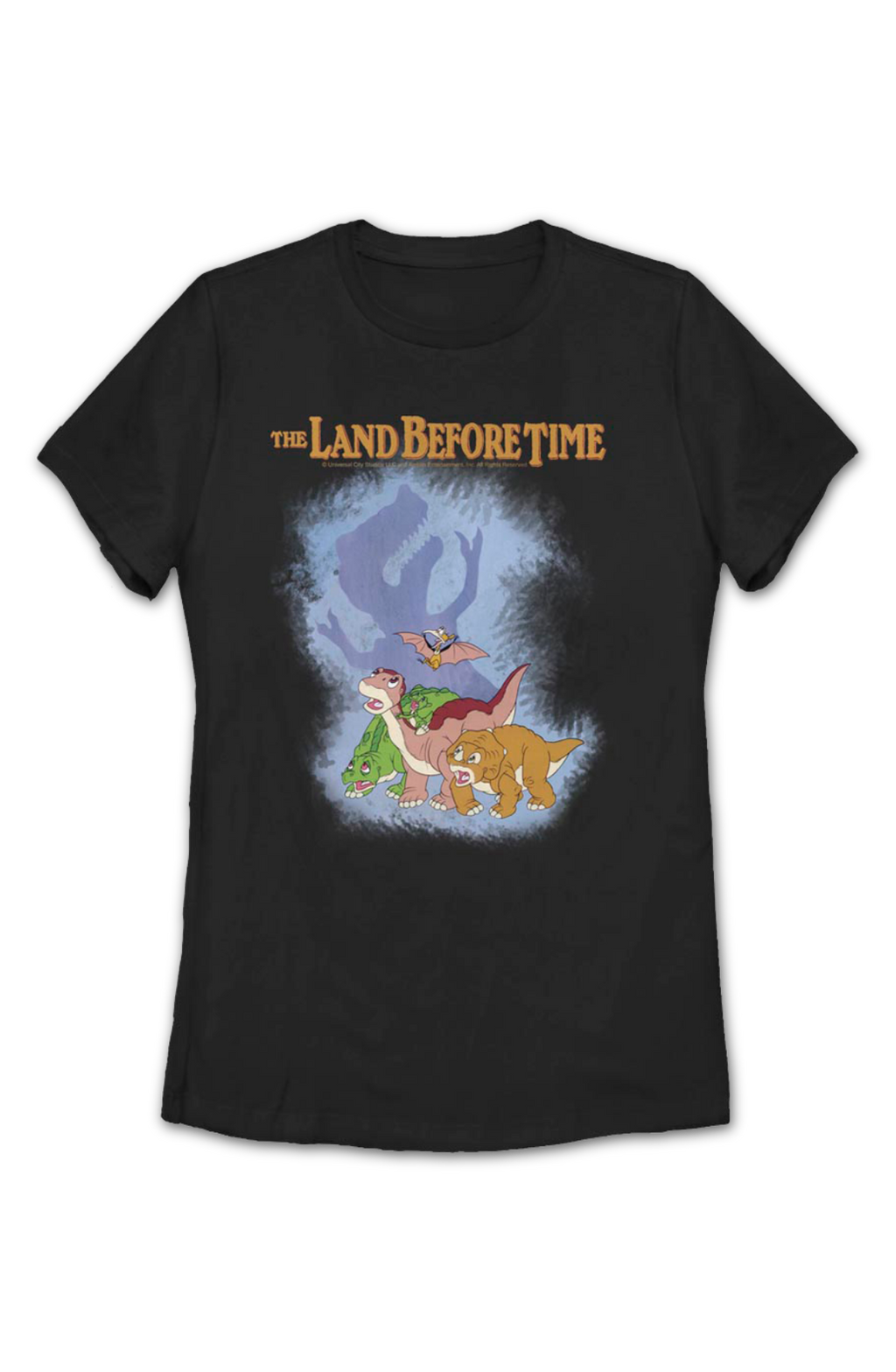 Womens Sharptooth Shadow Land Before Time Shirt product image 2