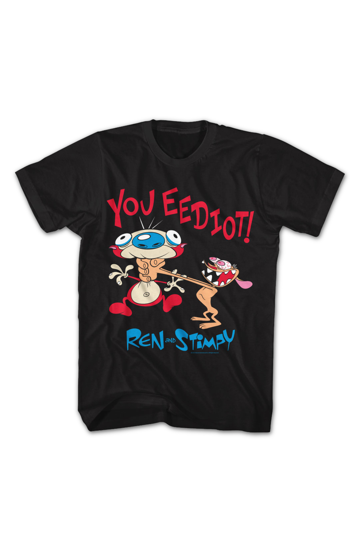 You Eediot Ren And Stimpy T-Shirt product image 2