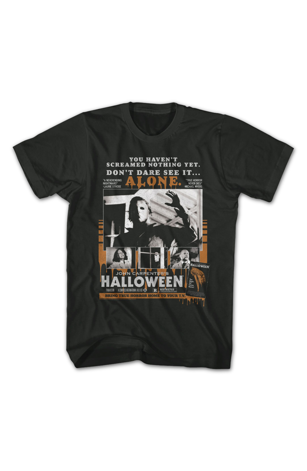 You Haven't Screamed Nothing Yet Halloween T-Shirt product image 2