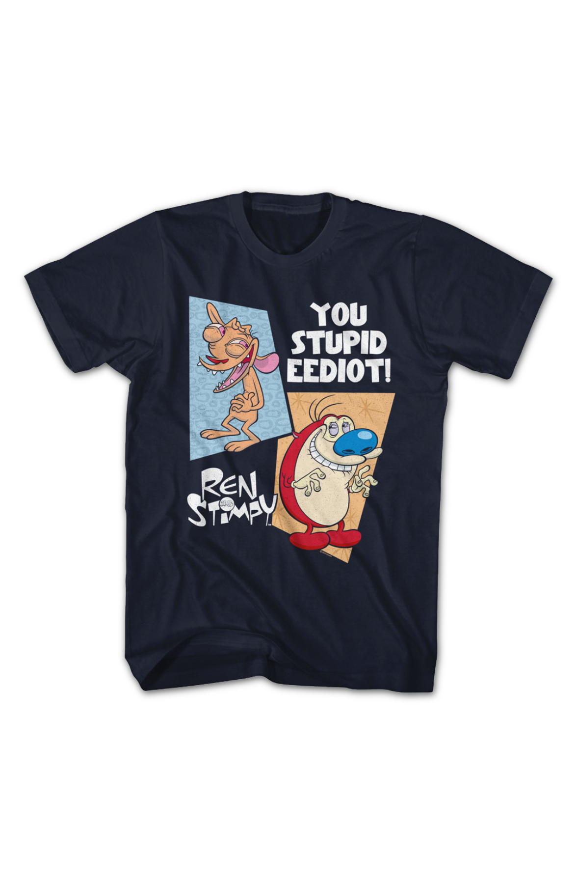 You Stupid Eediot Ren And Stimpy T-Shirt product image 2