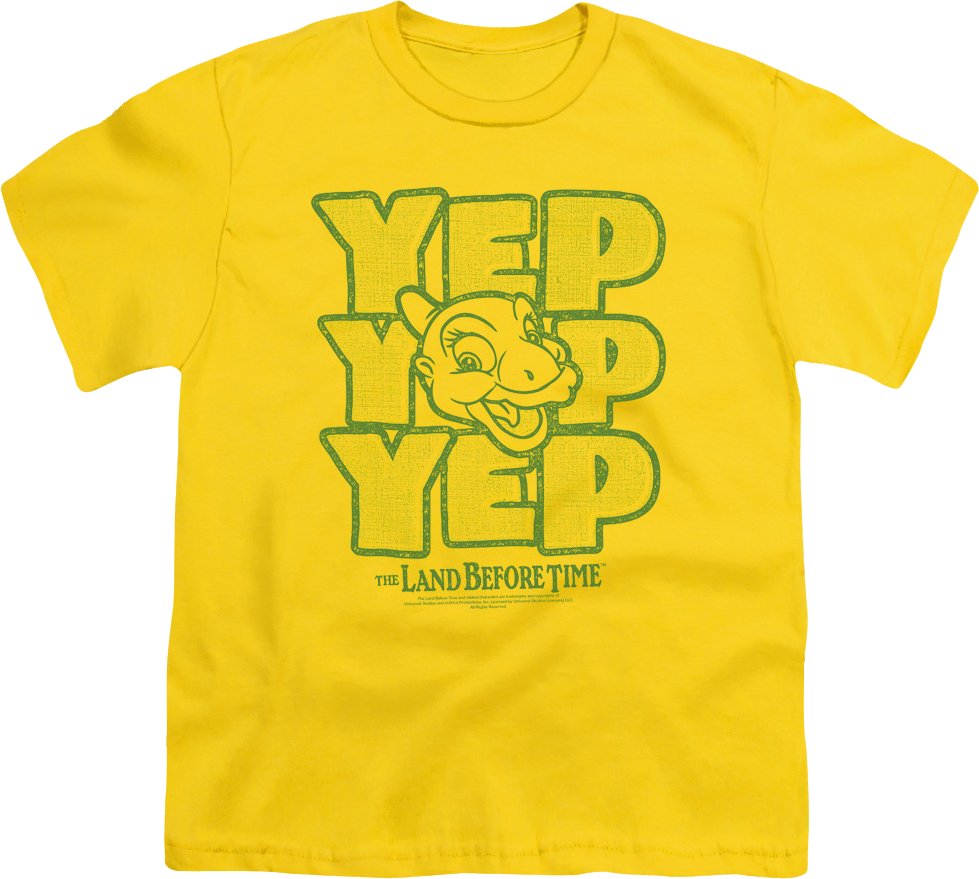 Youth Ducky Yep Land Before Time Shirt product image 1
