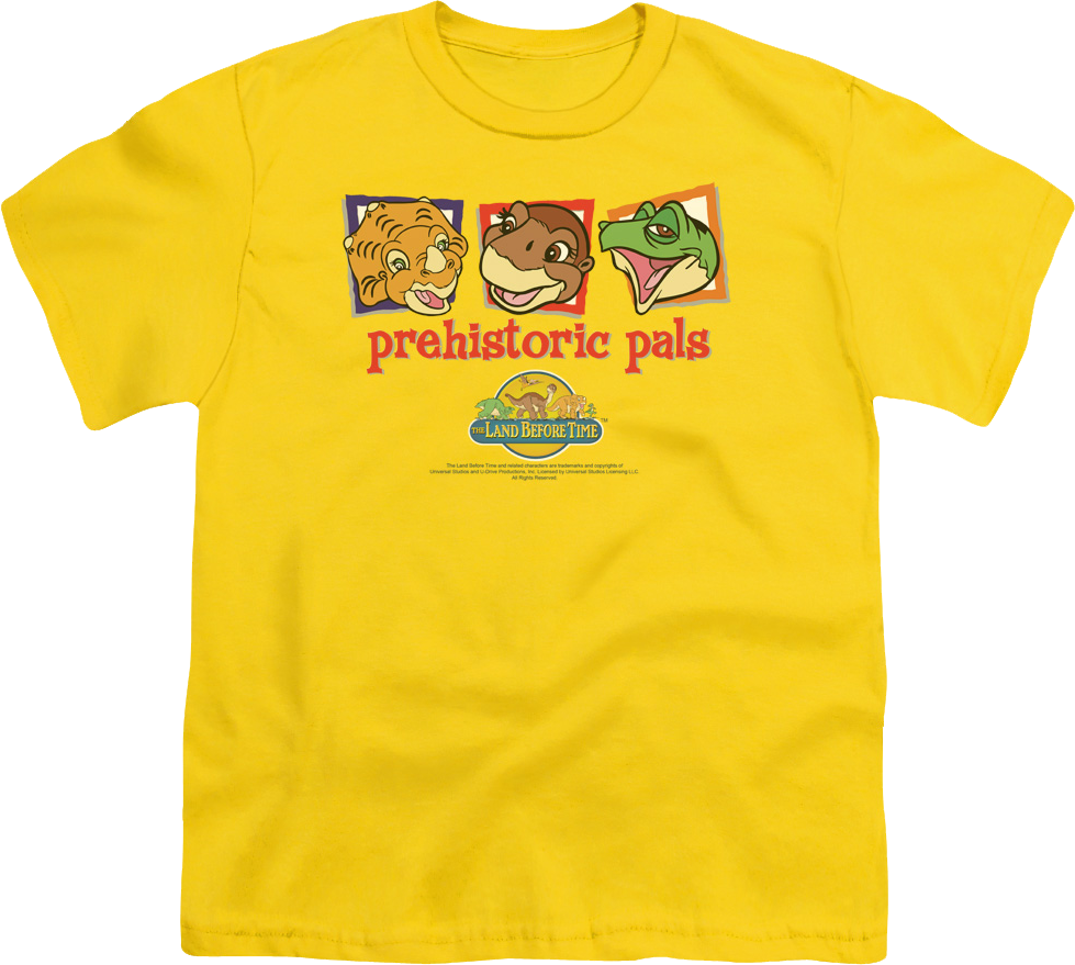 Youth Prehistoric Pals Land Before Time Shirt product image 1